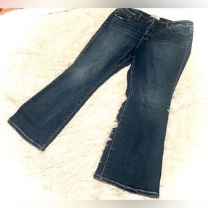 BKE Dark Wash Parker Bootcut High Rise Jeans - Deep Indigo 36 X 30